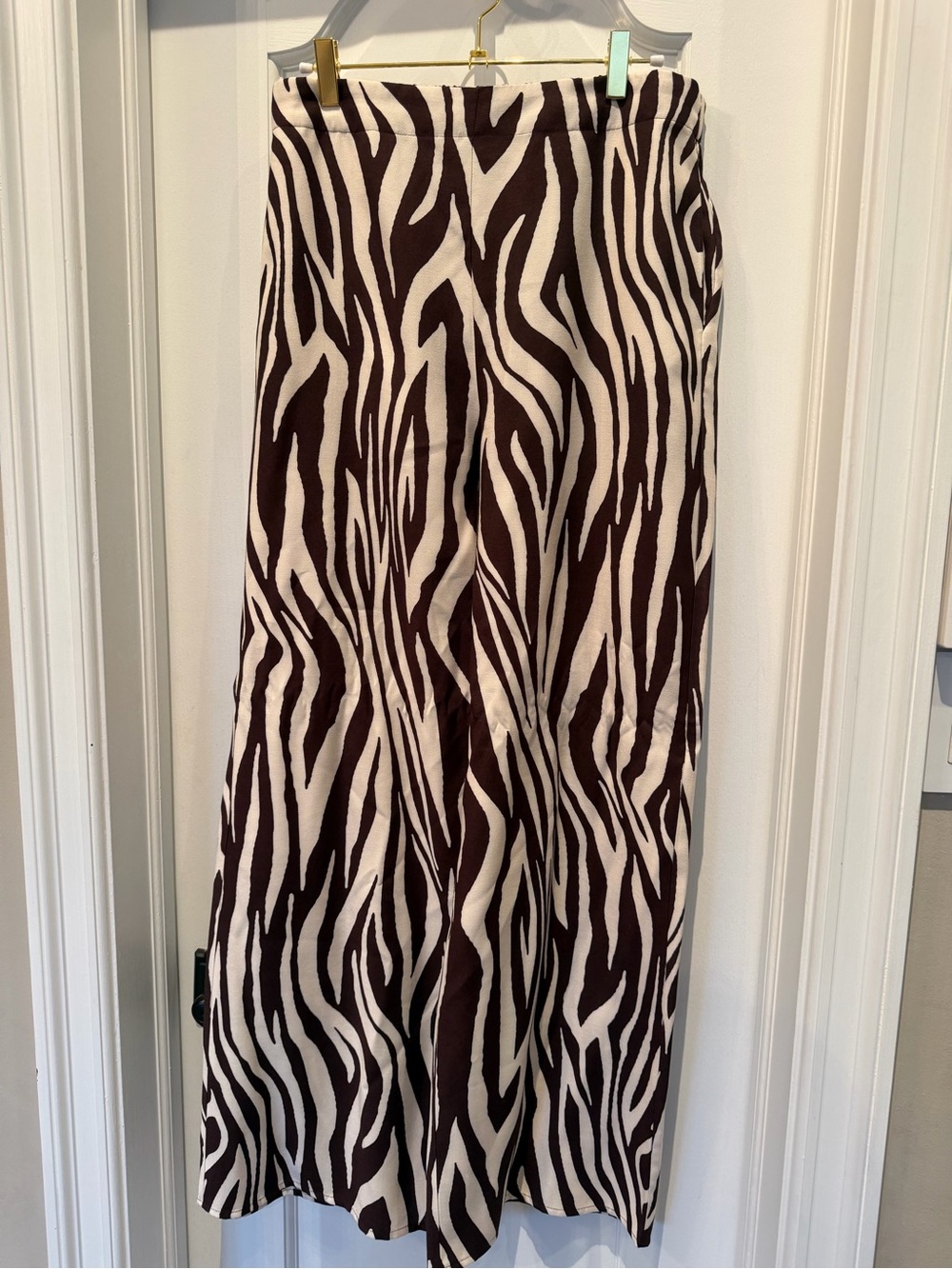 Zara Women’s Zebra-Print - Brown & Cream